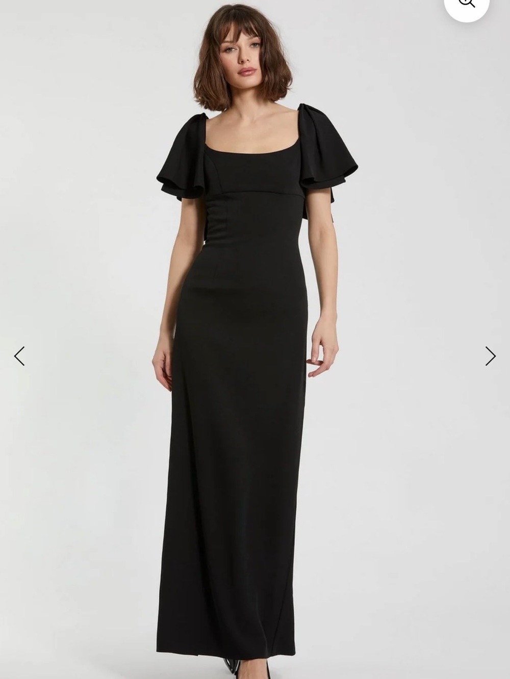 Tea Length Formal Dress Ruffle Mac Duggal 20962